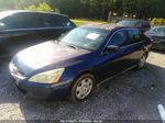 2005 Honda Accord Sdn Lx Blue vin: 3HGCM56445G702755