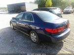 2005 Honda Accord Sdn Lx Blue vin: 3HGCM56445G702755