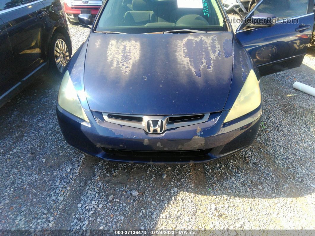 2005 Honda Accord Sdn Lx Blue vin: 3HGCM56445G702755