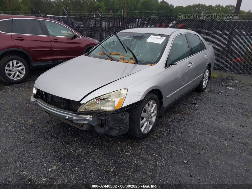 2007 Honda Accord Sdn Lx Silver vin: 3HGCM56447G706212