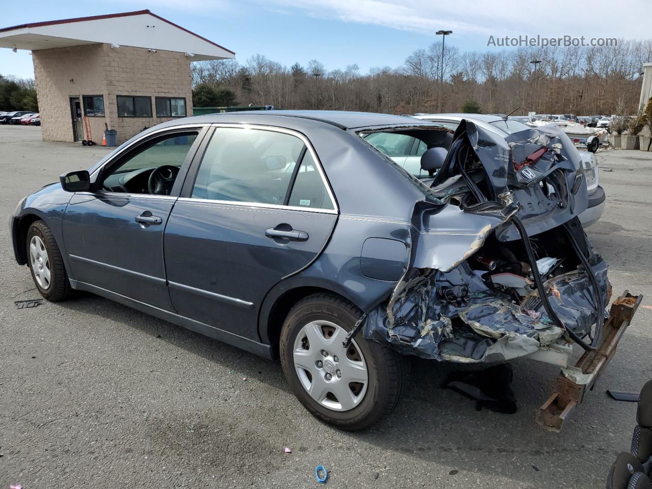 2007 Honda Accord Lx Gray vin: 3HGCM56447G709997