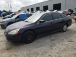 2007 Honda Accord Lx Синий vin: 3HGCM56447G710406