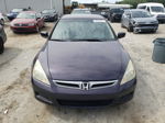 2007 Honda Accord Lx Синий vin: 3HGCM56447G710406