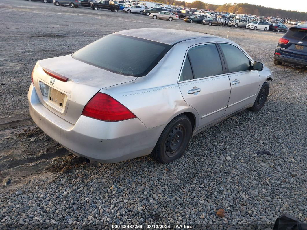 2007 Honda Accord 2.4 Lx Silver vin: 3HGCM56457G701083