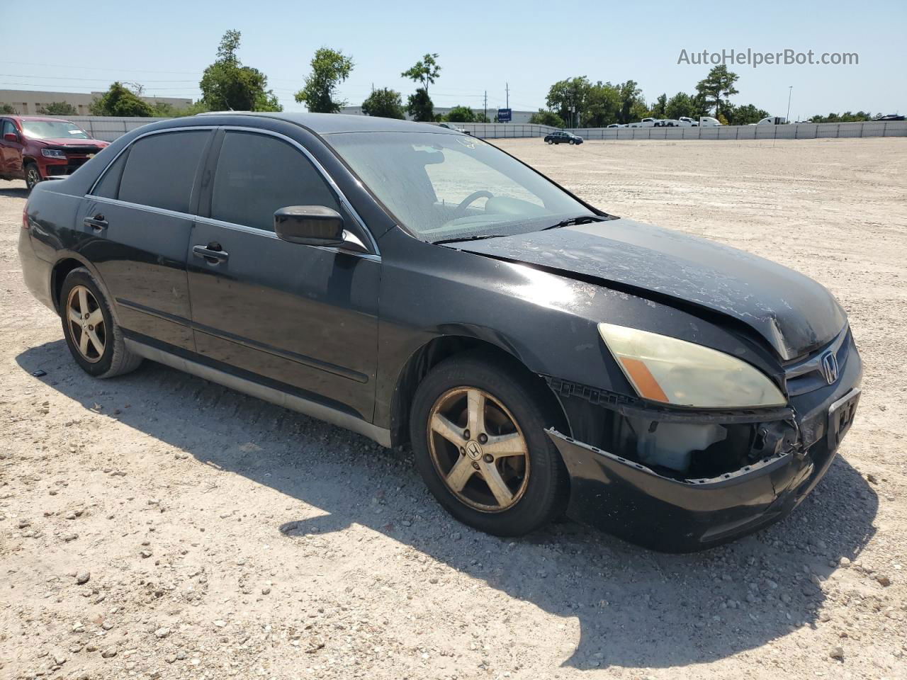 2007 Honda Accord Lx Black vin: 3HGCM56457G702847