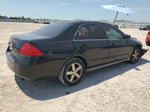 2007 Honda Accord Lx Black vin: 3HGCM56457G702847