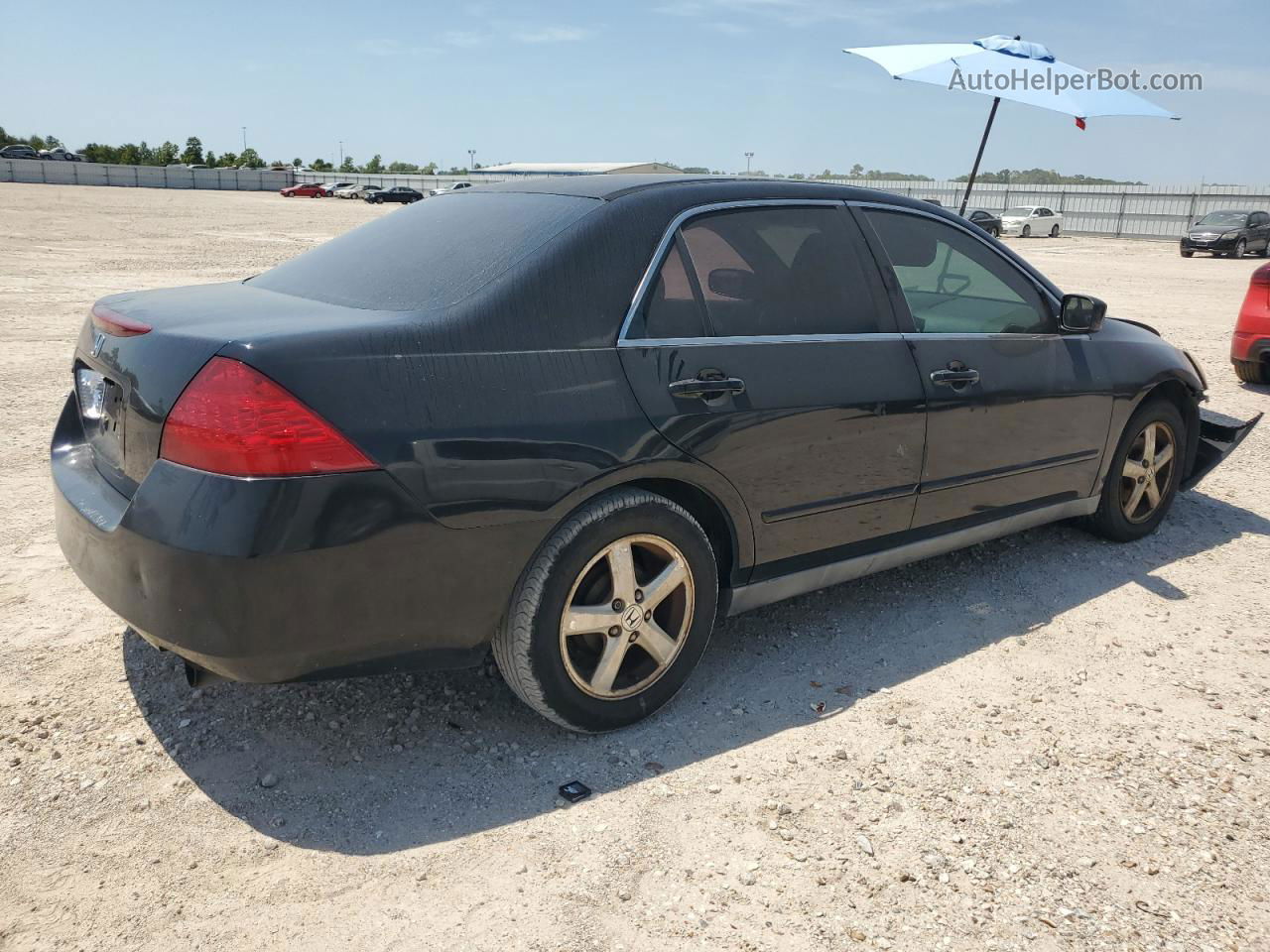 2007 Honda Accord Lx Черный vin: 3HGCM56457G702847