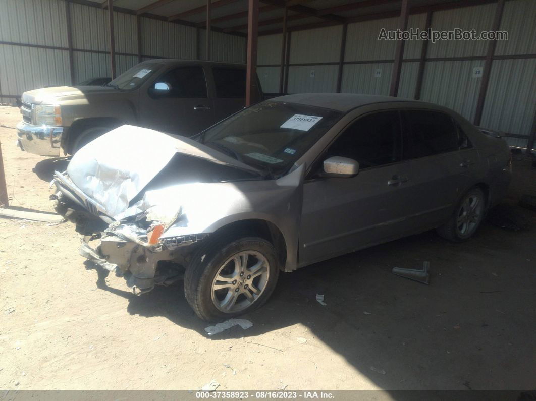 2007 Honda Accord 2.4 Lx Silver vin: 3HGCM56457G705067