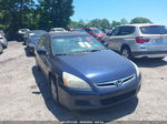 2007 Honda Accord 2.4 Lx Blue vin: 3HGCM56477G701635