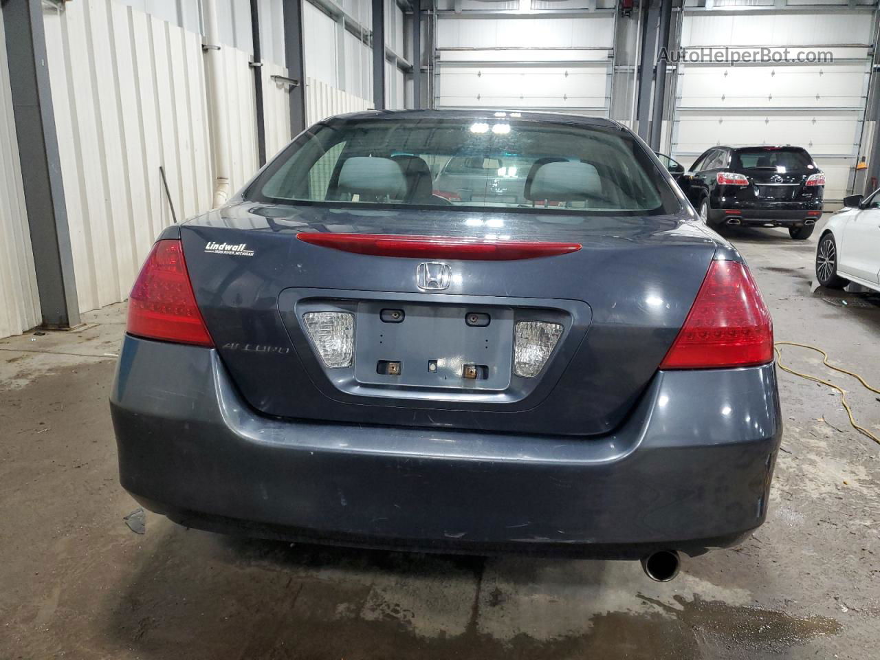 2007 Honda Accord Lx Синий vin: 3HGCM56497G709977