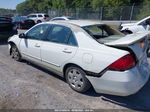 2007 Honda Accord Sdn Lx White vin: 3HGCM564X7G708174