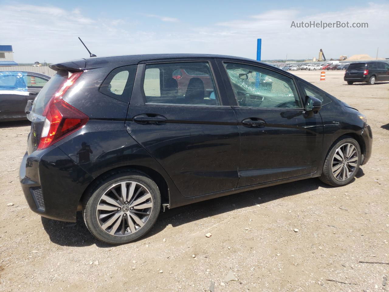 2016 Honda Fit Ex Black vin: 3HGGK5G72GM703875