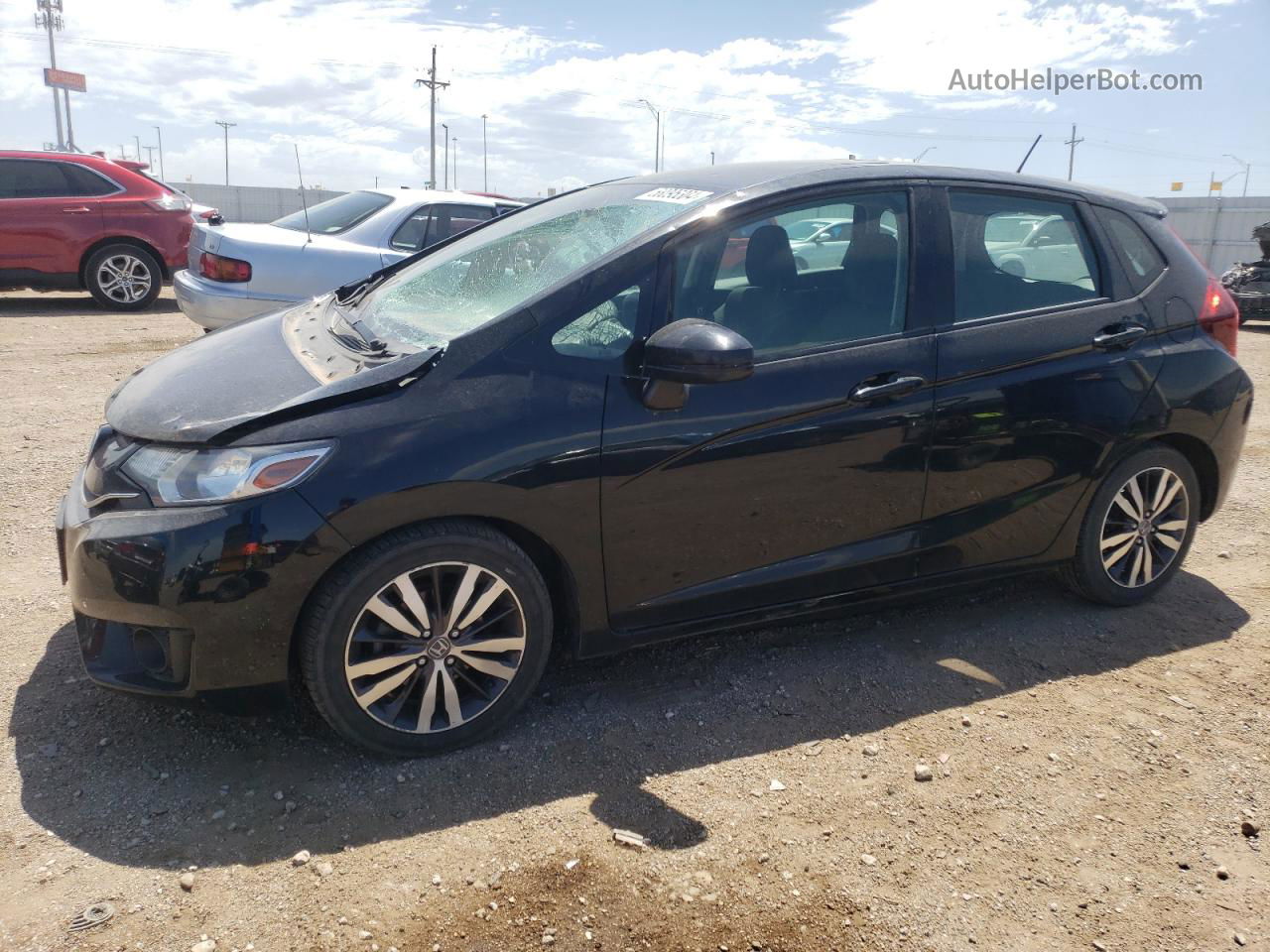 2016 Honda Fit Ex Black vin: 3HGGK5G72GM703875