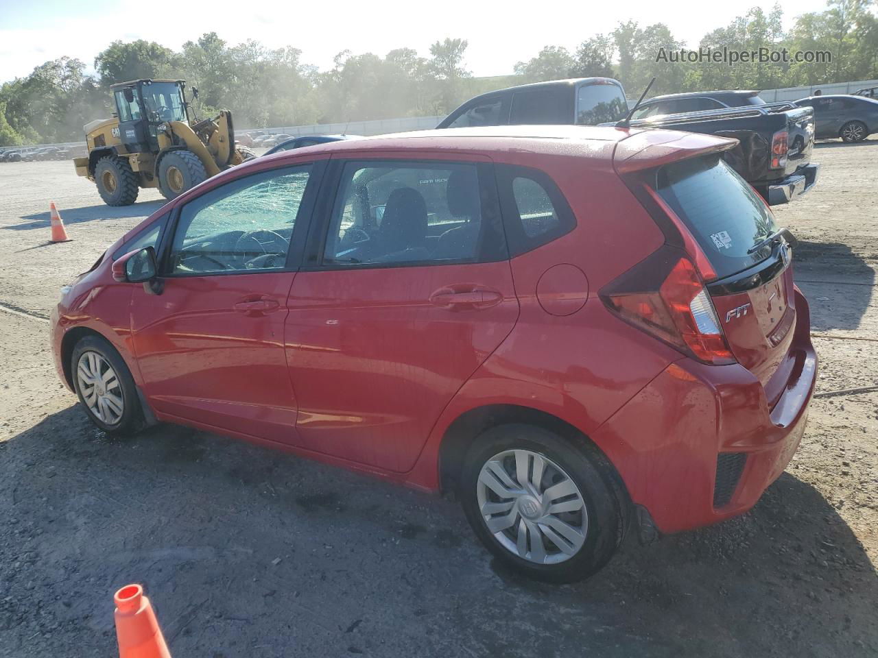 2016 Honda Fit Lx Red vin: 3HGGK5H5XGM701188