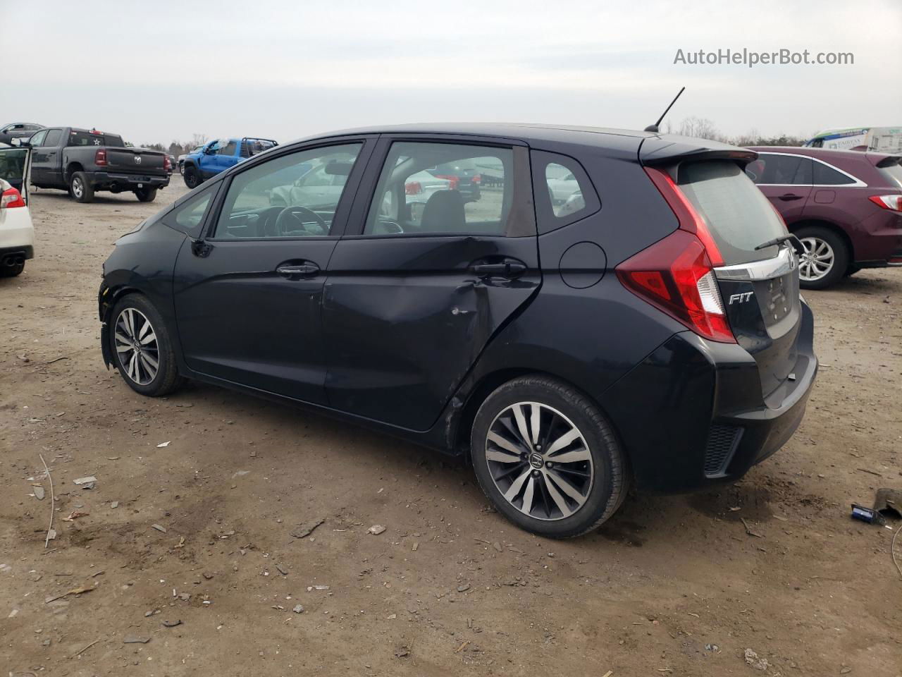 2016 Honda Fit Ex Black vin: 3HGGK5H82GM705715