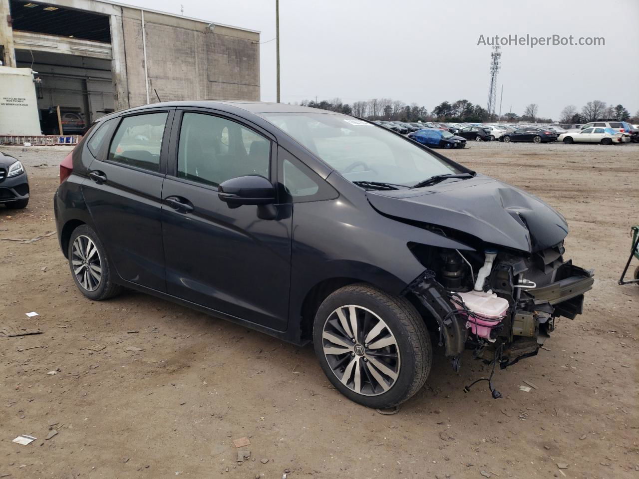 2016 Honda Fit Ex Black vin: 3HGGK5H82GM705715