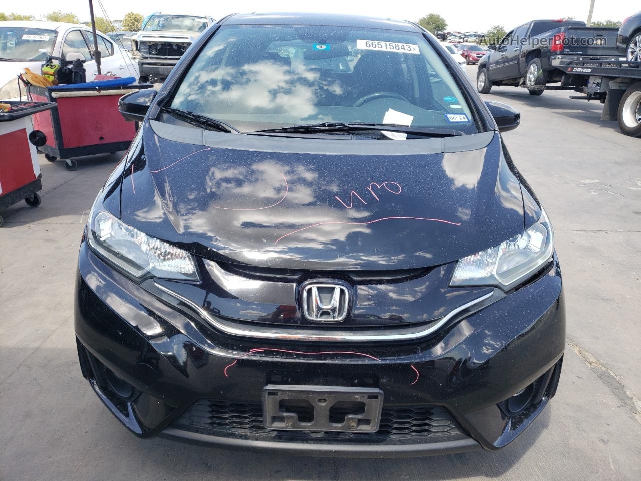 2016 Honda Fit Ex Черный vin: 3HGGK5H83GM704492