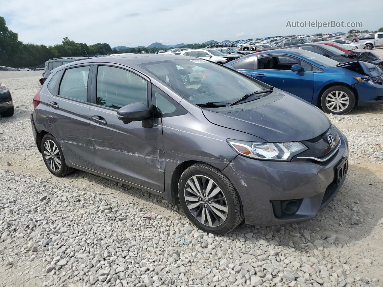 2016 Honda Fit Ex Charcoal vin: 3HGGK5H84GM703576