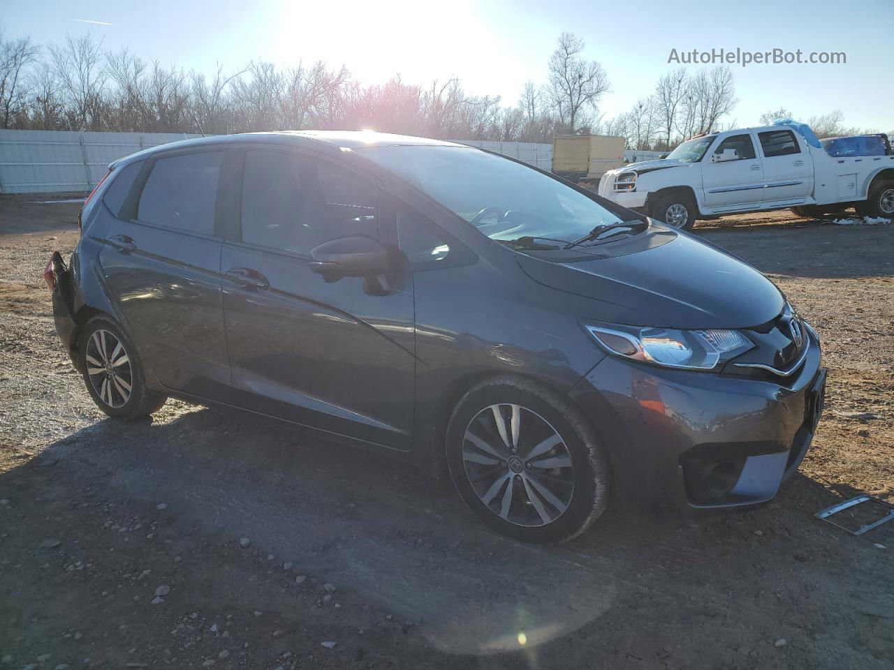 2016 Honda Fit Ex Серый vin: 3HGGK5H8XGM705199