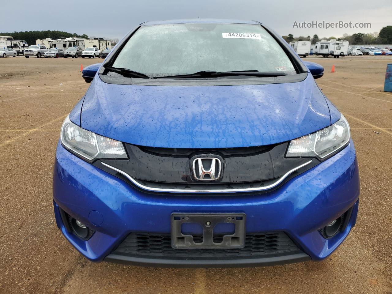 2016 Honda Fit Ex Blue vin: 3HGGK5H90GM703972