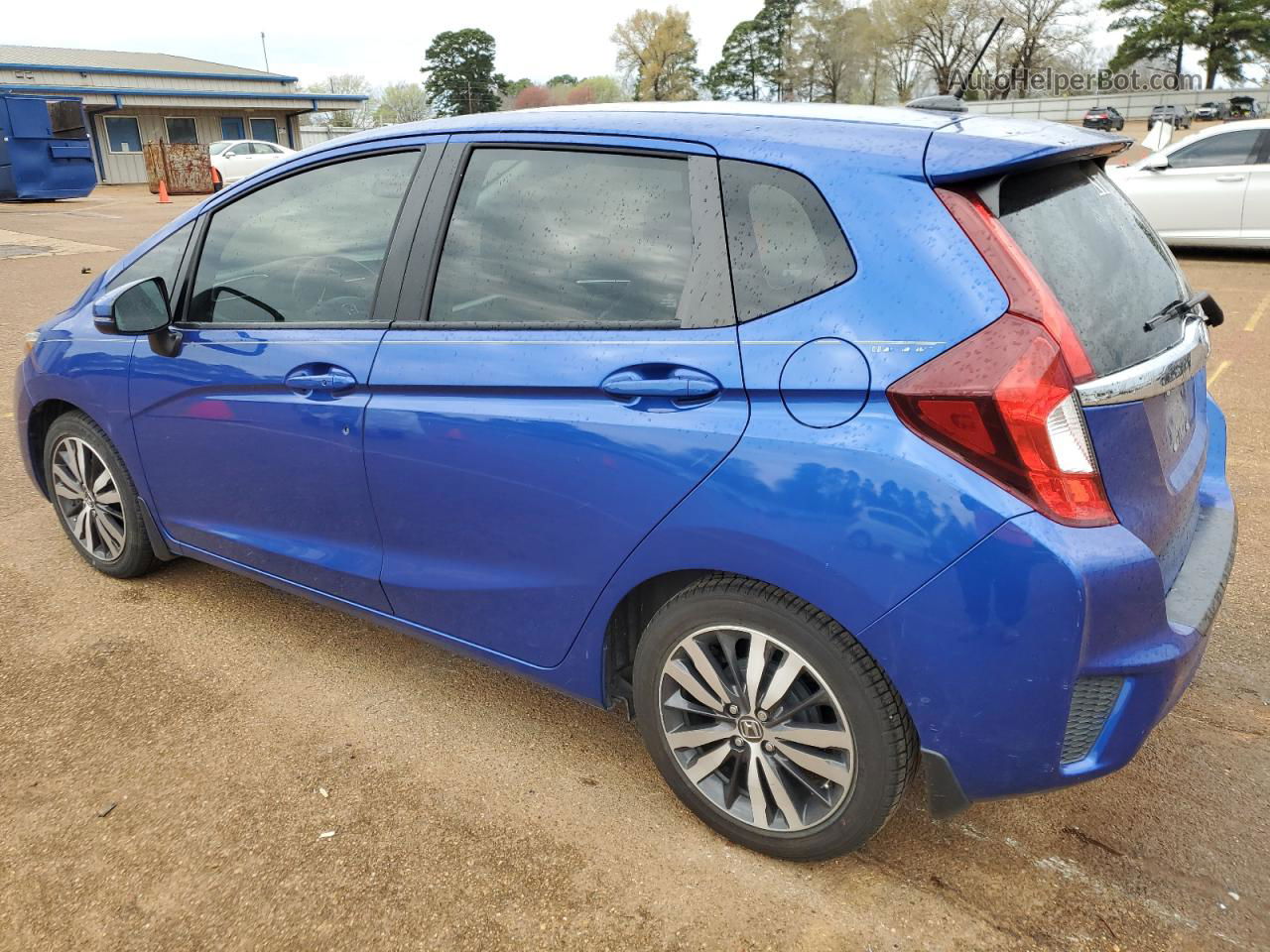 2016 Honda Fit Ex Blue vin: 3HGGK5H90GM703972