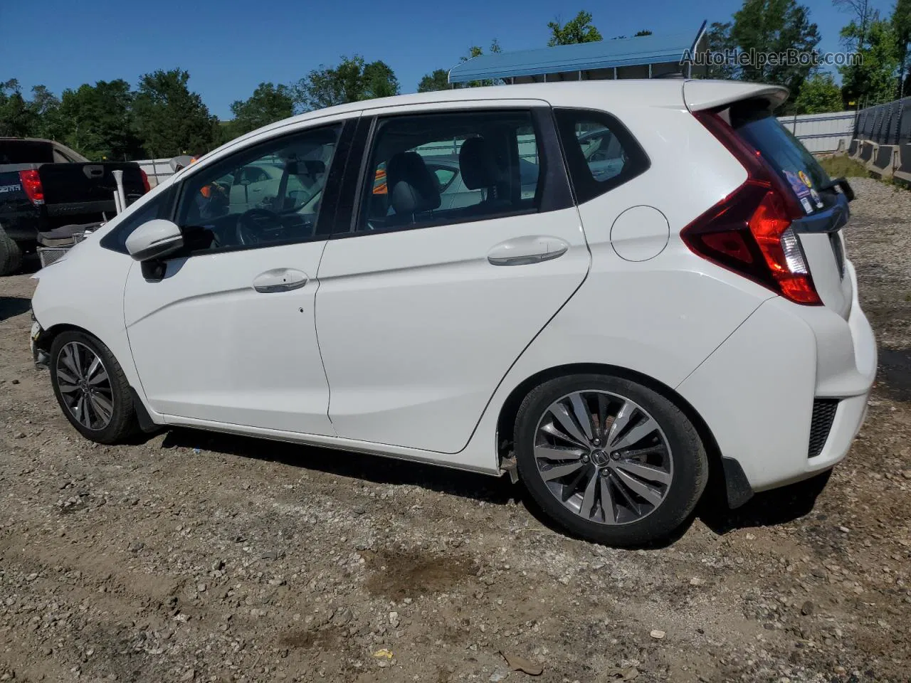 2016 Honda Fit Ex White vin: 3HGGK5H94GM704011