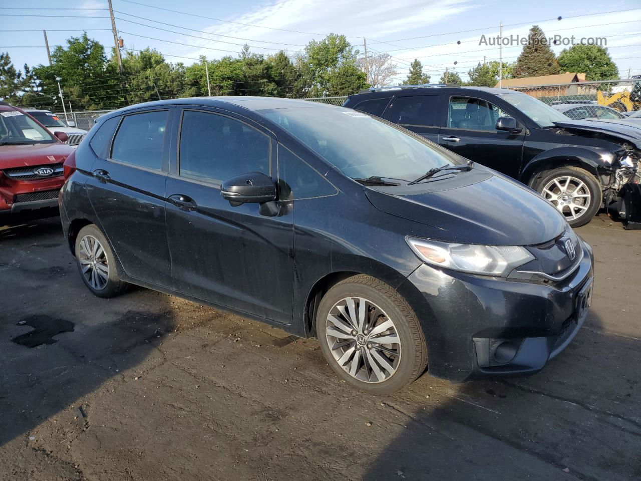 2016 Honda Fit Ex Black vin: 3HGGK5H9XGM703252