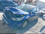 2021 Hyundai Accent Se Blue vin: 3KPC24A60ME128656