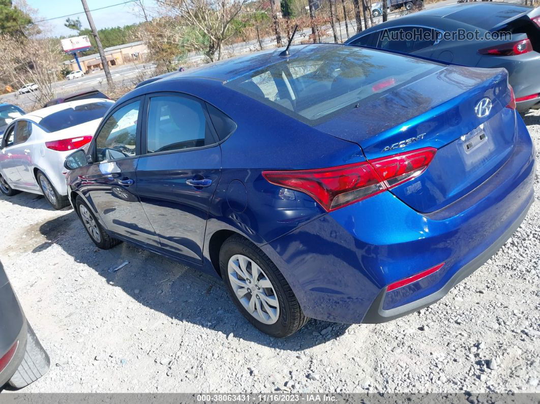 2021 Hyundai Accent Se Blue vin: 3KPC24A60ME128656