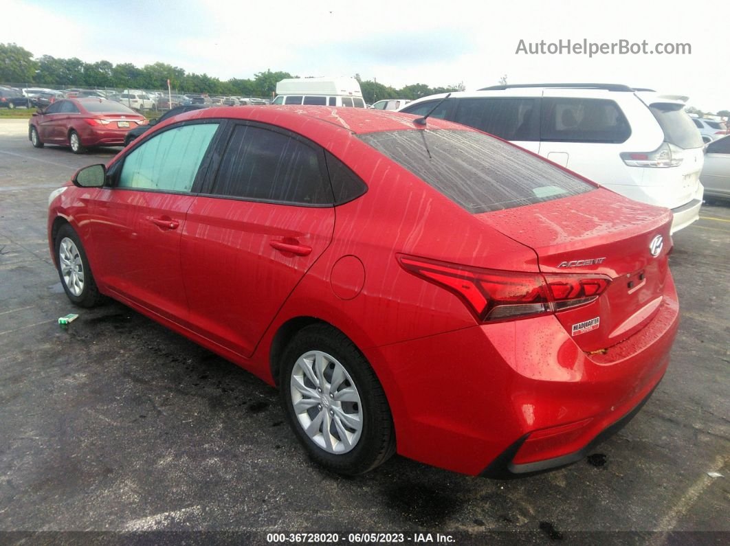 2021 Hyundai Accent Se Red vin: 3KPC24A60ME129550