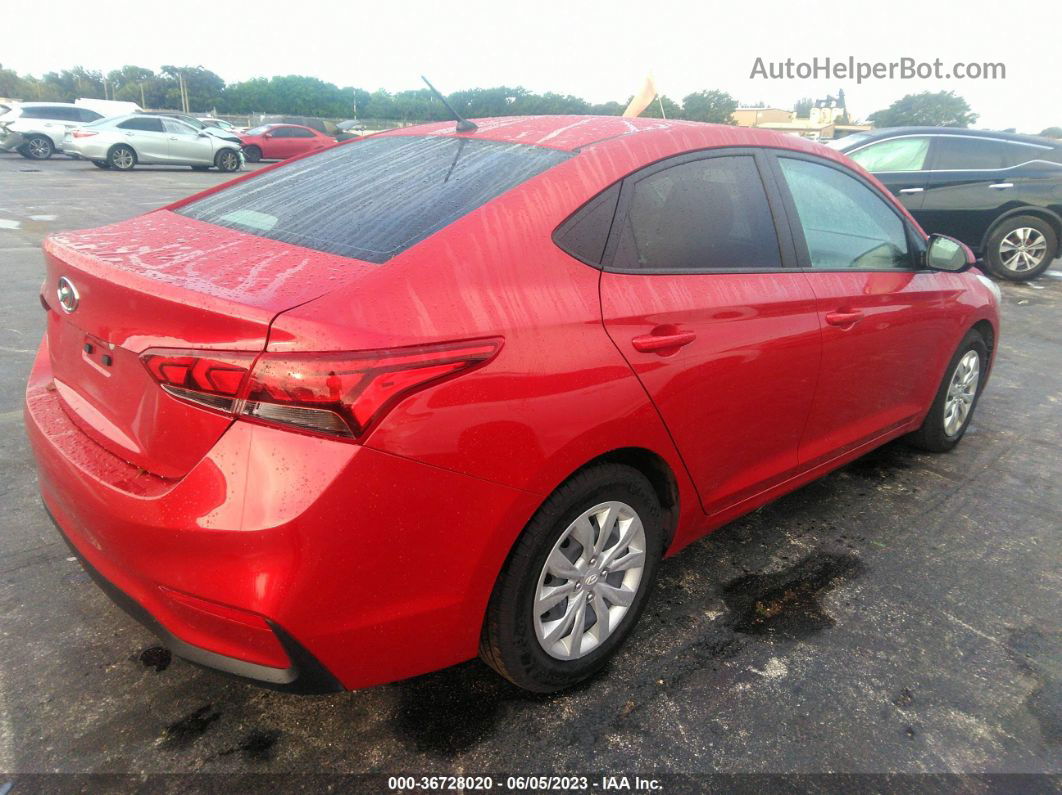 2021 Hyundai Accent Se Red vin: 3KPC24A60ME129550