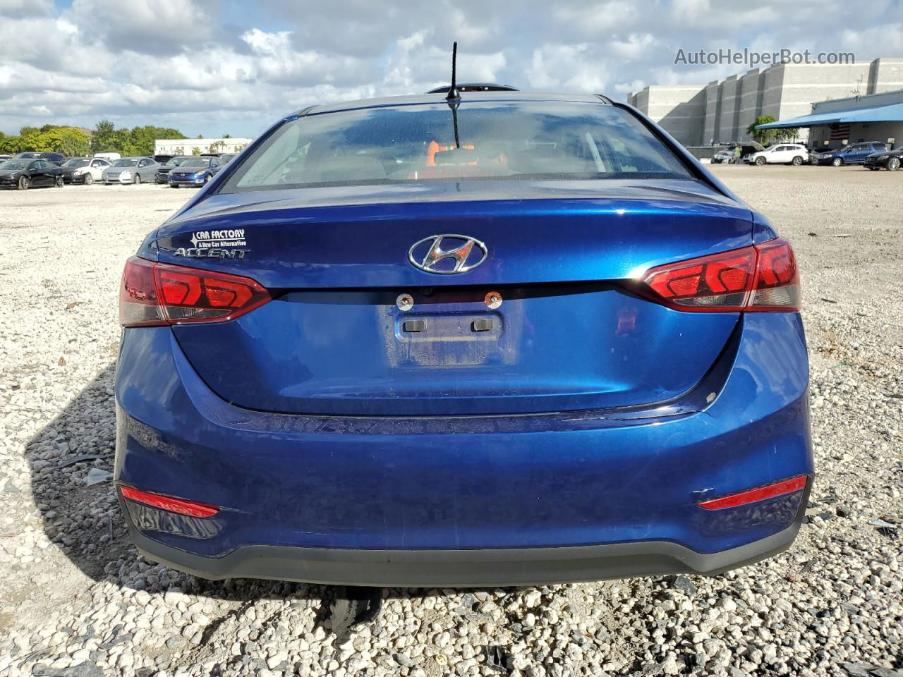 2021 Hyundai Accent Se Blue vin: 3KPC24A60ME130665