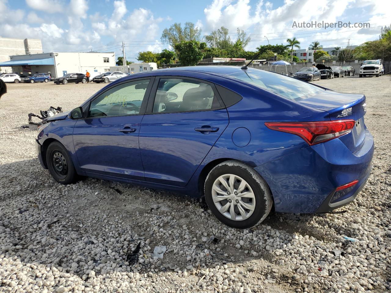 2021 Hyundai Accent Se Blue vin: 3KPC24A60ME130665