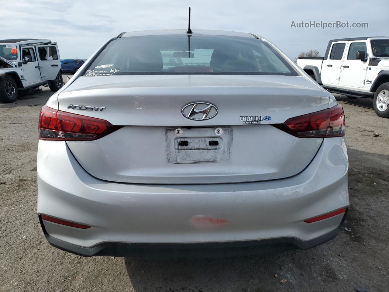 2021 Hyundai Accent Se Silver vin: 3KPC24A60ME132481