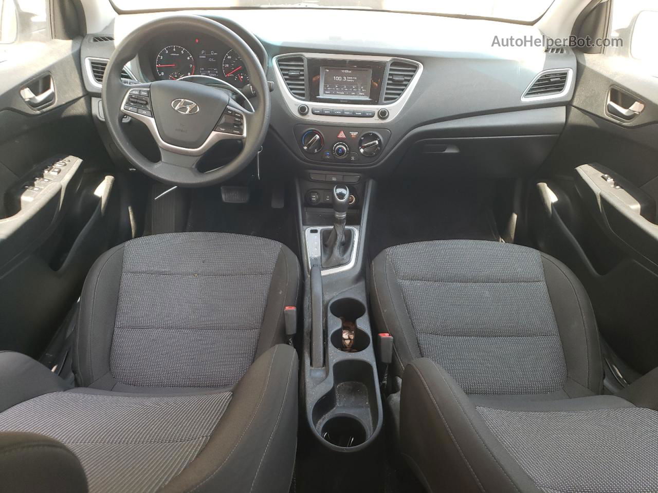 2021 Hyundai Accent Se Silver vin: 3KPC24A60ME132660