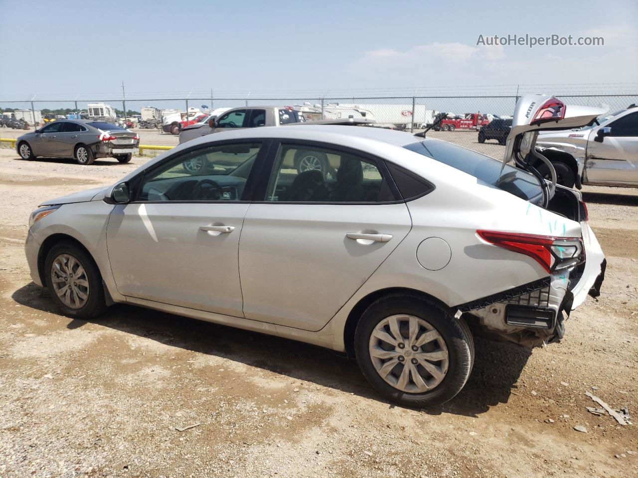 2021 Hyundai Accent Se Silver vin: 3KPC24A60ME132660