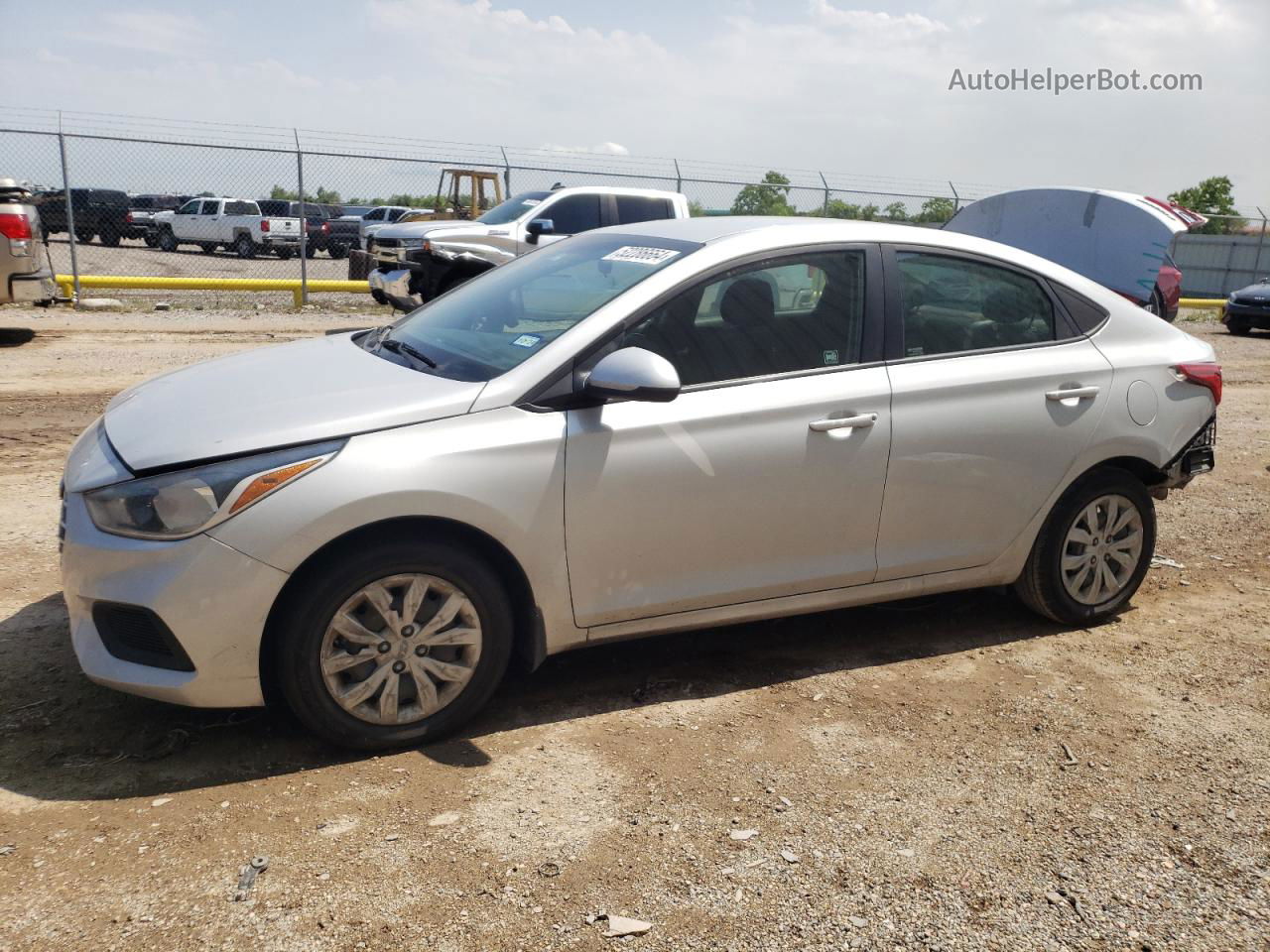 2021 Hyundai Accent Se Серебряный vin: 3KPC24A60ME132660