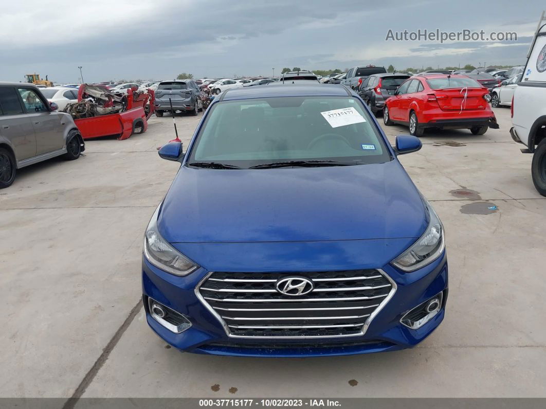 2021 Hyundai Accent Sel Blue vin: 3KPC24A60ME134716