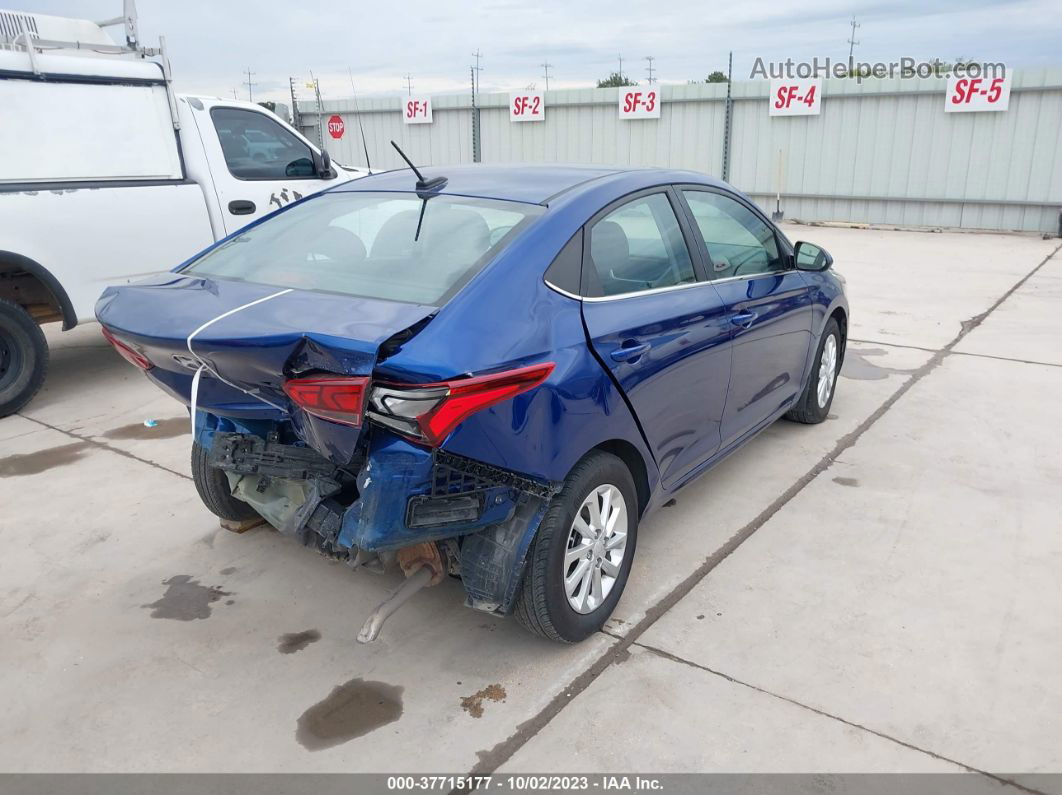 2021 Hyundai Accent Sel Blue vin: 3KPC24A60ME134716