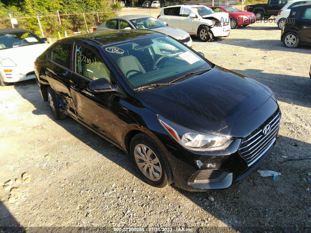 2021 Hyundai Accent Se Black vin: 3KPC24A60ME137468