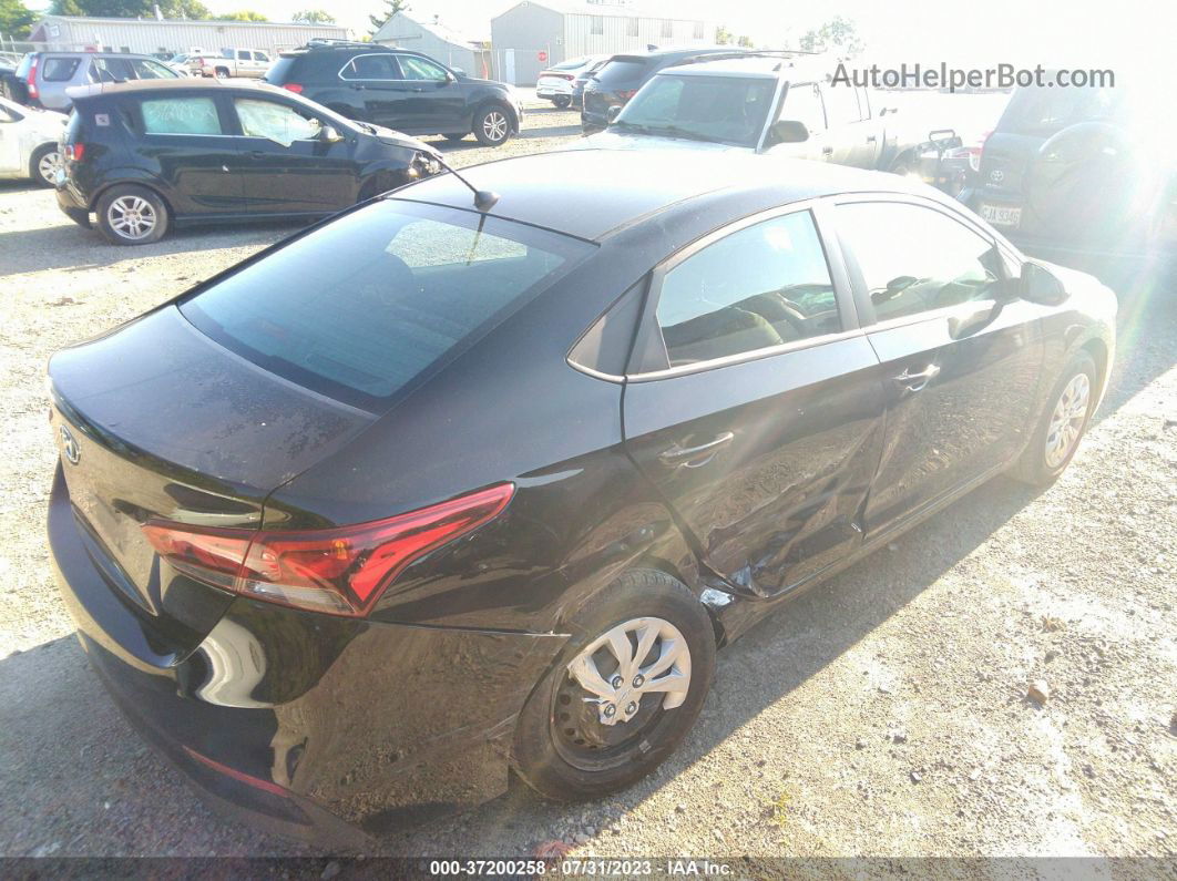 2021 Hyundai Accent Se Black vin: 3KPC24A60ME137468