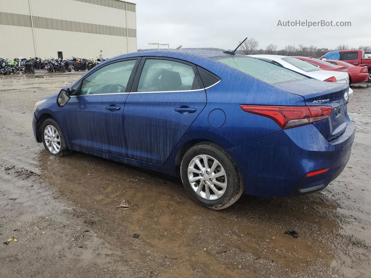 2021 Hyundai Accent Se Blue vin: 3KPC24A60ME138121