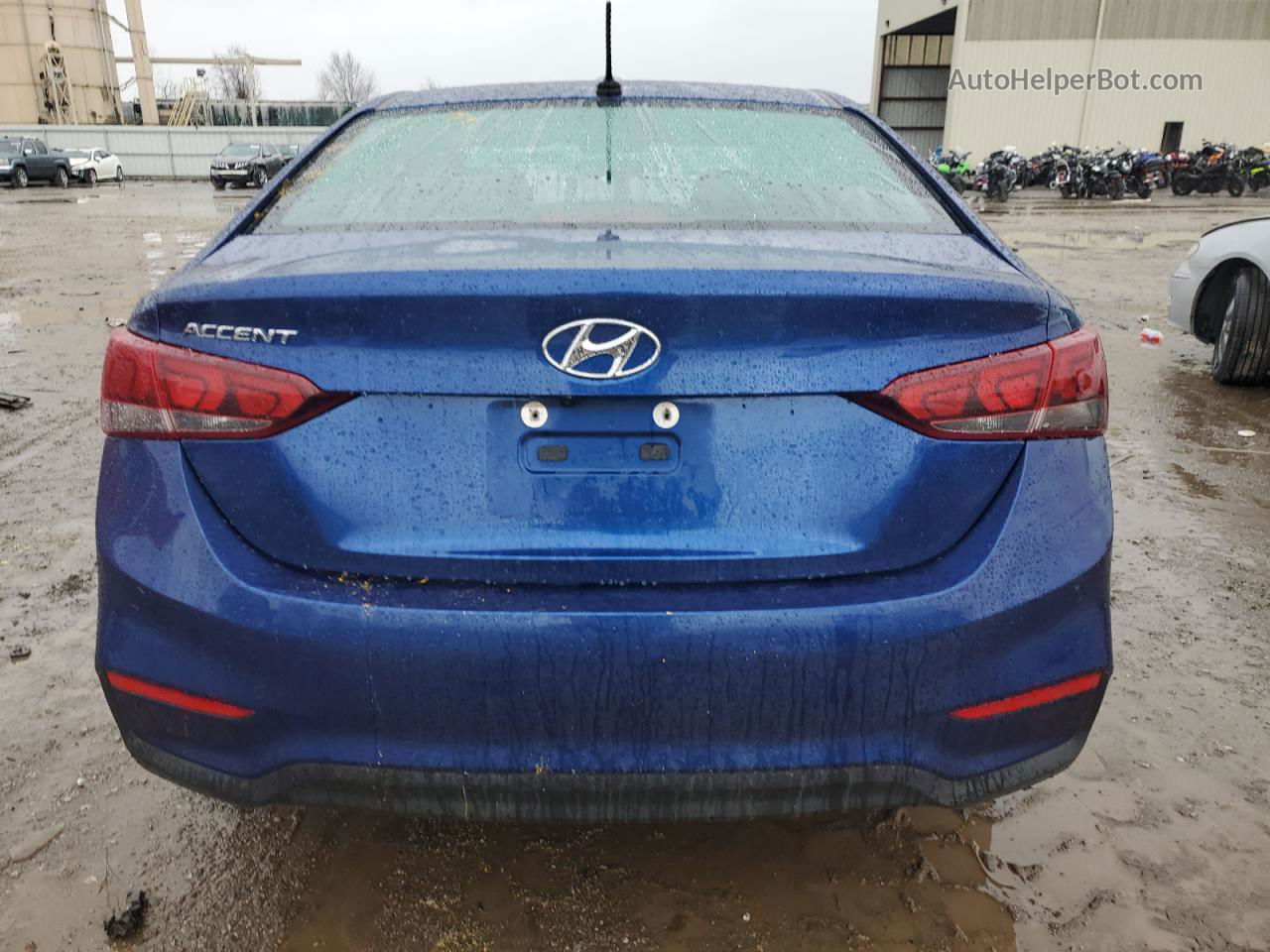 2021 Hyundai Accent Se Blue vin: 3KPC24A60ME138121