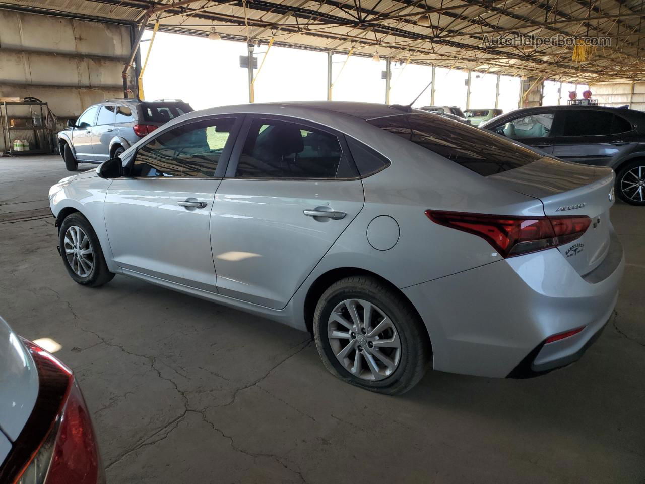 2021 Hyundai Accent Se Silver vin: 3KPC24A60ME138135