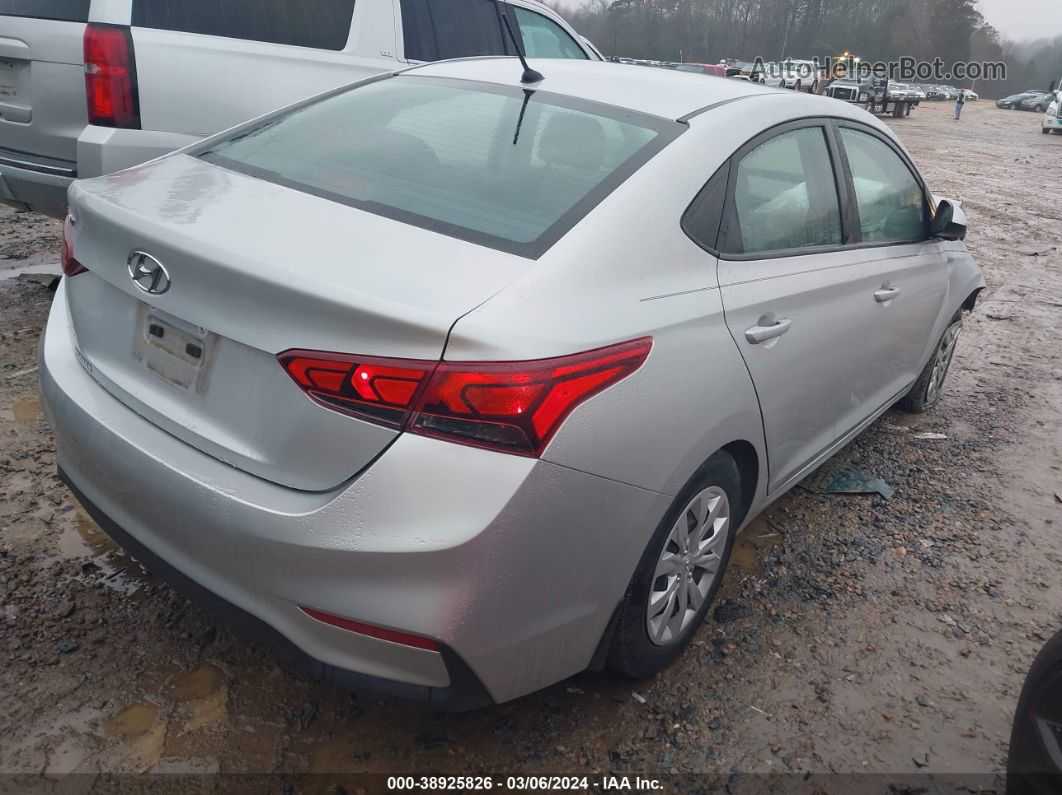 2021 Hyundai Accent Se Silver vin: 3KPC24A60ME139365