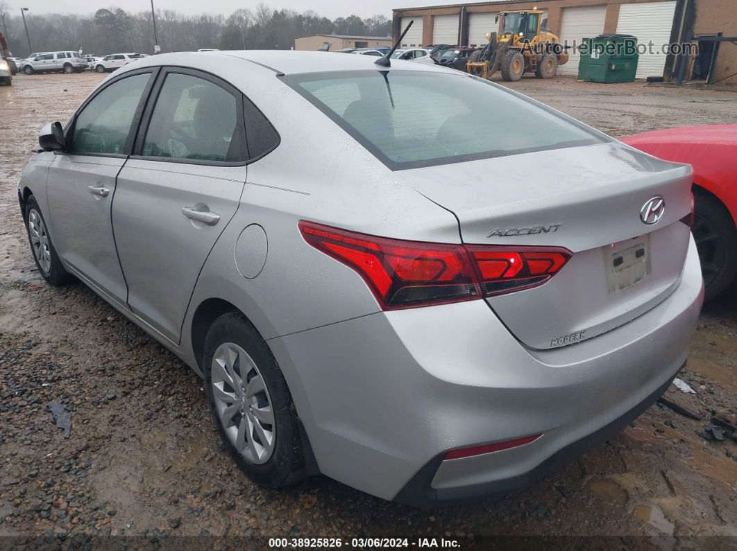 2021 Hyundai Accent Se Silver vin: 3KPC24A60ME139365