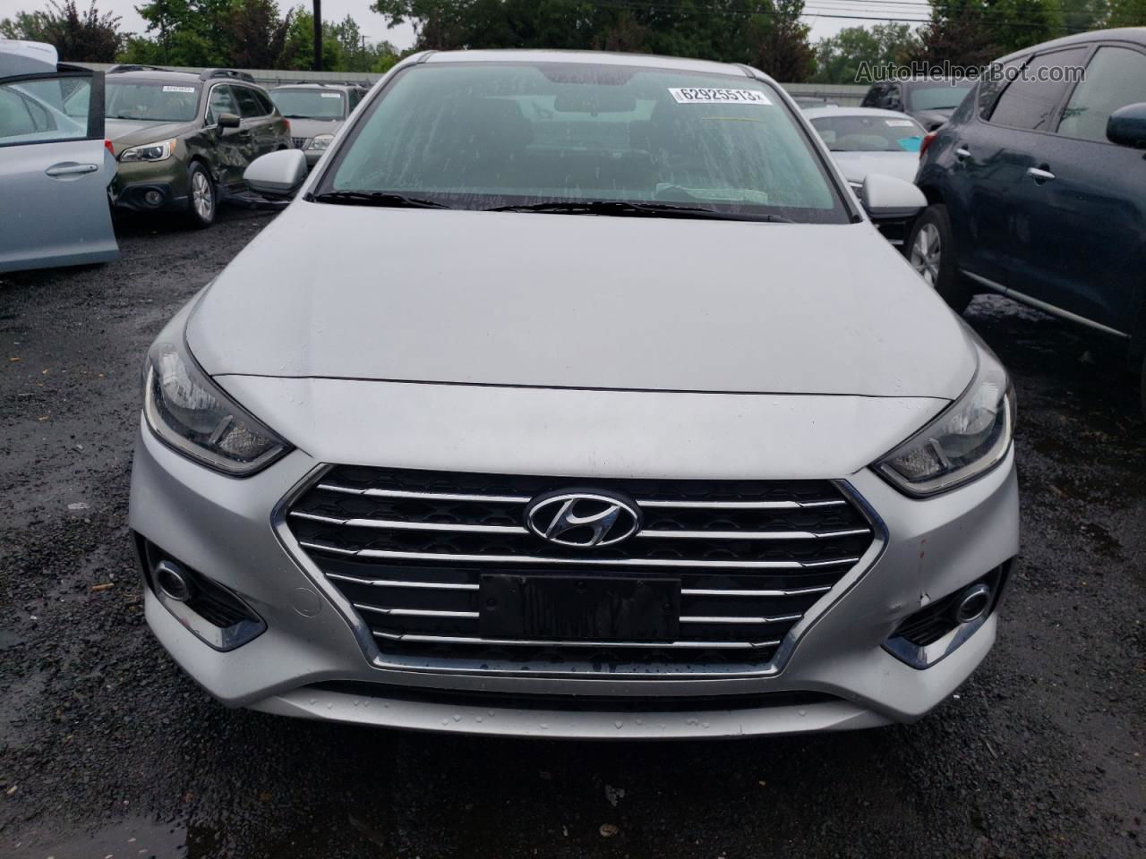 2021 Hyundai Accent Se Silver vin: 3KPC24A60ME146512