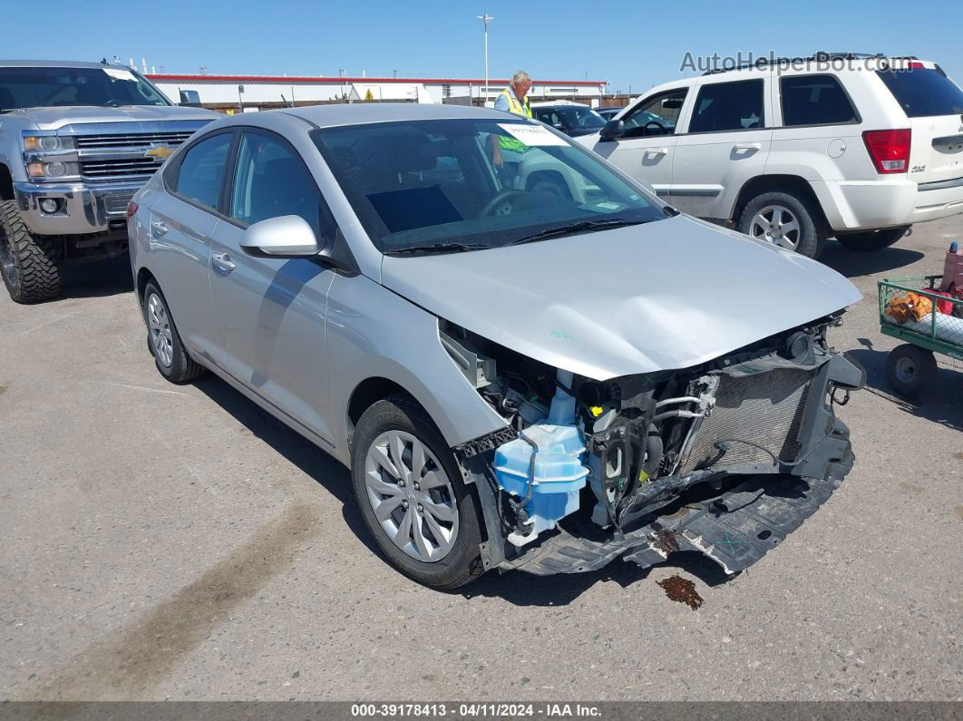 2021 Hyundai Accent Se Silver vin: 3KPC24A60ME147160