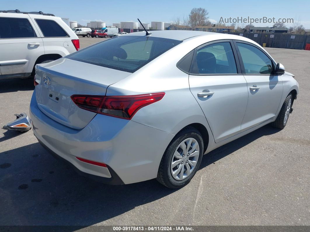 2021 Hyundai Accent Se Silver vin: 3KPC24A60ME147160