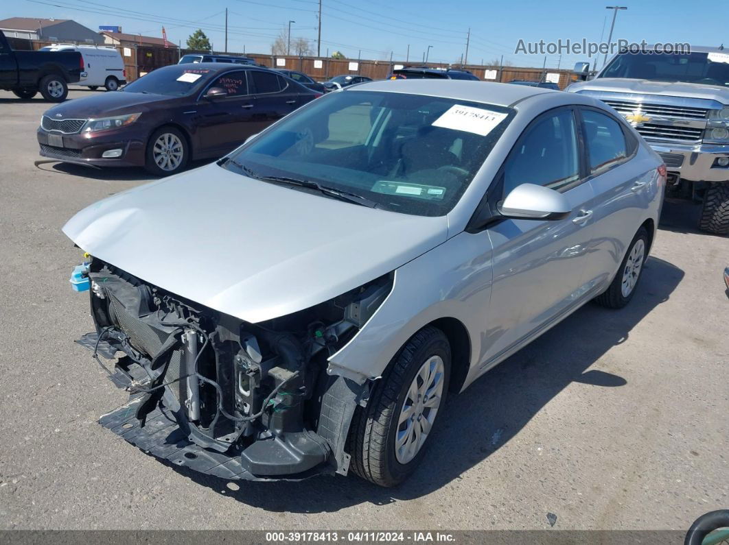 2021 Hyundai Accent Se Silver vin: 3KPC24A60ME147160